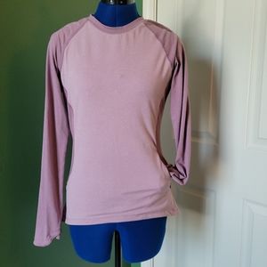 Spyder Active S Purple Form Fit Stretch Athletic Long Sleeve Top